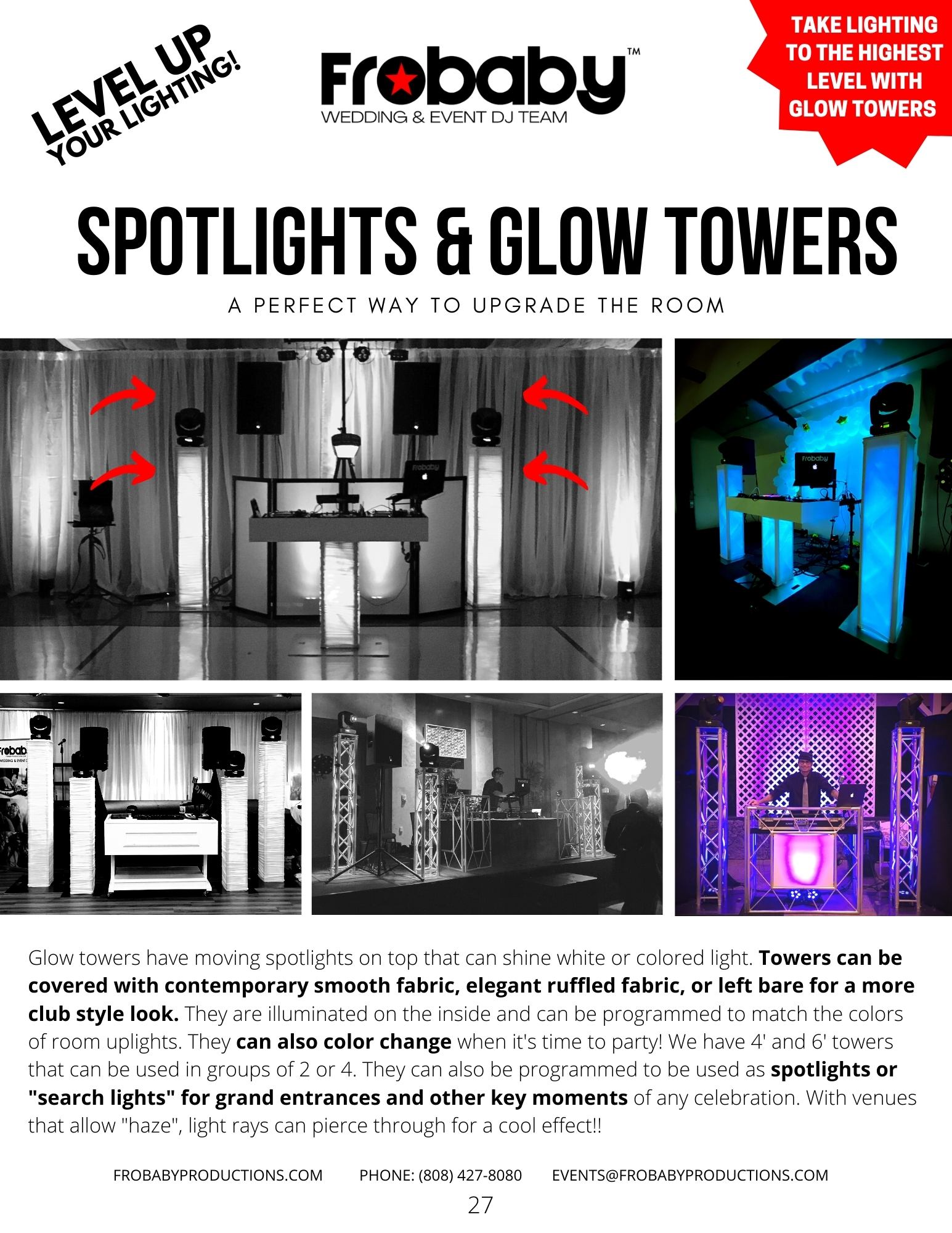 Spotlights & Glow Towers