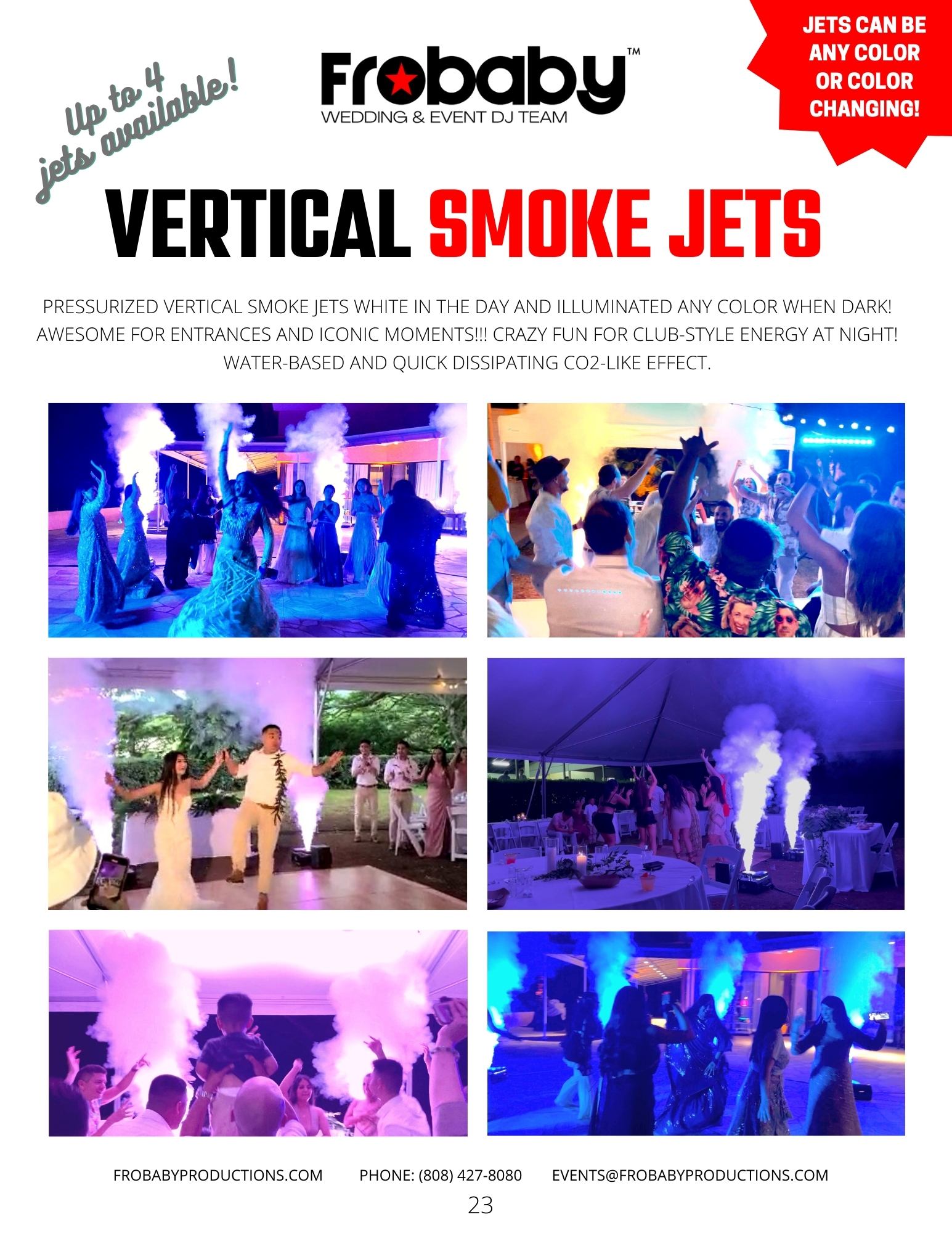 Vertical Smoke Jets